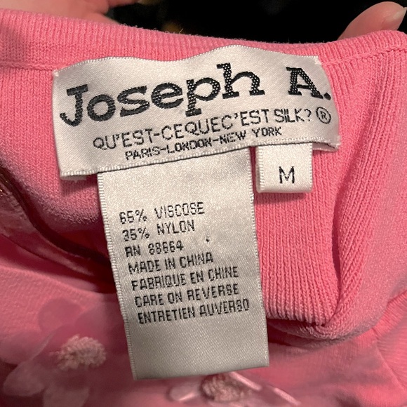 VINTAGE JOSEPH A. BLOUSE WITH FLORAL EMBELLISHMENTS - Picture 4 of 4